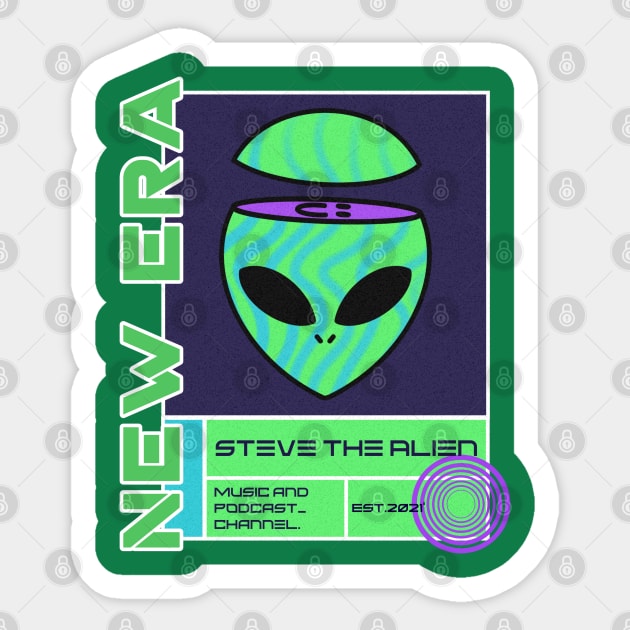 Alien Steve Sticker by GaroStudioFL
